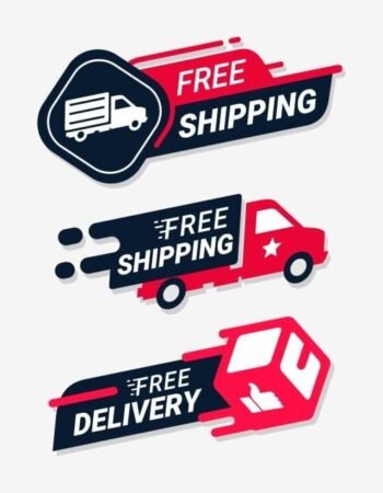 Set Of Free Express Delivery And Shipping Service Logo PNG Images, Package, Illustration, Business PNG Transparent Background - Pngtree