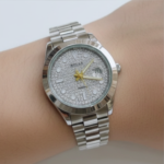 Rolex Silver Diamond - Image 3